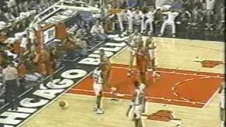 Dennis Rodmans 10pts21rebs10asts Triple Double vs 76ers 1996 [upl. by Mora]