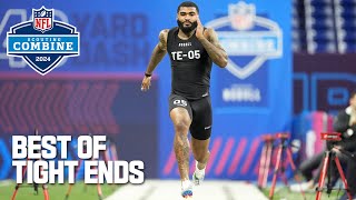 Best Workouts of Tight Ends  2024 NFL Scouting Combine [upl. by Valina]