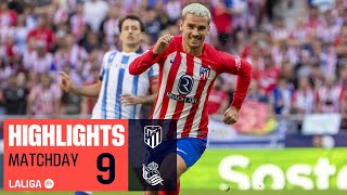 Resumen de Atlético de Madrid vs Real Sociedad 21 [upl. by Asereht372]