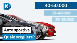 Da 40000 a 50000 euro  AUTO SPORTIVE 2020 3 [upl. by Odnumyar217]