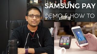 Samsung Pay India  How To Use Demo amp Tips  PhoneRadar [upl. by Enelyar]