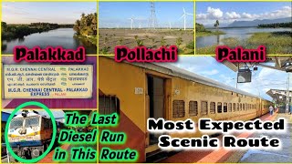 🚂PALAKKADCHENNAI CENTRAL via Palani EXPRESS TRAVEL VLOG Scenic Evening Journey  Naveen Kumar [upl. by Hillinck]