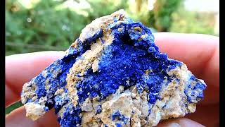 Azurite mineral specimen from Morenci in the US [upl. by Harilda]