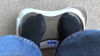 HoMedics FMS150H Masaje Shiatsu para pies revision y comentarios [upl. by Lynsey]