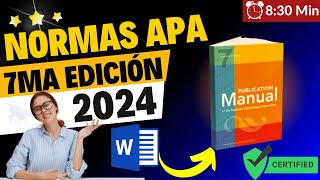 📚✨Domina las Normas APA 7ma Edición🎓  Guía Actualizada 2024✅ [upl. by Adnerad578]