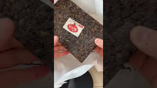 2018 LaoTongZhi quot9908  Cha Tou Lao Zhuanquot  LaoChaTou Brick  500g Puerh Ripe Tea Shou Cha [upl. by Meibers]