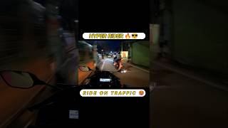 Hyper riding R15  traffic ride  shorts bike bikelover race viralshorts trending youtube [upl. by Enej]