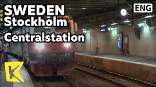 【K】Sweden TravelStockholm스웨덴 여행스톡홀름중앙역 카루나 가는 기차Centralstationtrain [upl. by Enileme]