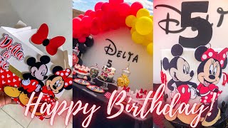 BIRTHDAY VLOG Celebrating my babies Mickey and Minnie Mouse Namibian YouTuber [upl. by Aminta]