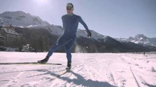 Engadin Skimarathon 1x1 6 – Streckenbesichtigung mit Remo Fischer [upl. by Enyamart]