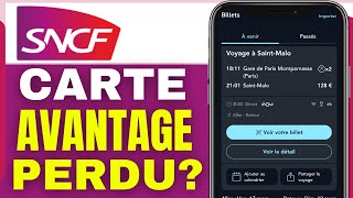 Comment Faire Quand On A Perdu Sa Carte Avantage Sncf 2024 [upl. by Maia655]