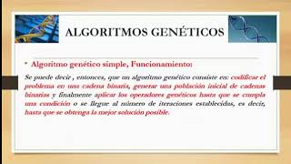 ALGORITMOS GENETICOS CLASE VIRTUAL [upl. by Routh]