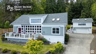 3530 W Sequim Bay Rd  Water View Home w Guest Studio for Sale in Sequim WA [upl. by Yesak]