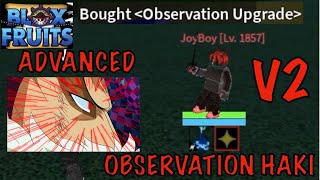 Advanced OBSERVATION HAKI UNLOCKED StepbyStep GUIDE BLOX FRUITS [upl. by Kauffman652]