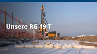 RTG Rammtechnik GmbH – RG 19 T beim Kundeneinsatz [upl. by Aitra]