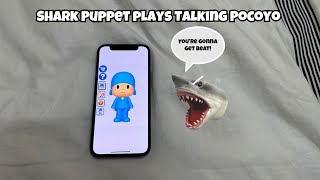 SB Movie Shark Puppet plays Talking Pocoyo [upl. by Atirehs]