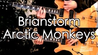 Brianstorm  Arctic Monkeys  Guitar Tab Tutorial amp Cover [upl. by Ainadi]