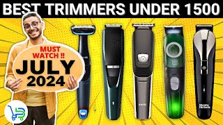 Best Trimmer For men 2024 in India  Best Trimmer Under 1500  Best Trimmer For men 2024 [upl. by Anairdna]