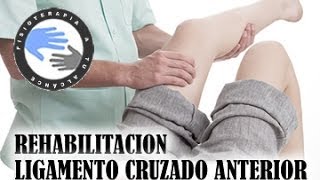 Fisioterapia tras una cirugía de Ligamentos cruzado rodilla [upl. by Bertha]