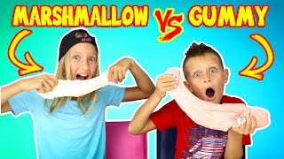 GUMMY vs MARSHMALLOW SLIME CHALLENGE [upl. by Lladnor]