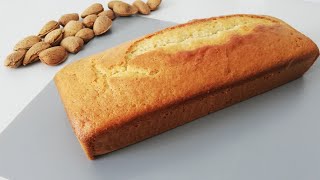 RECETTE RAPIDE de cake aux amandes  ultra moelleux  facile à faire  Delicious Almond Cake [upl. by Sollie795]