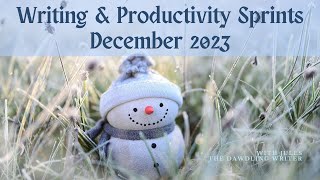 First Full Day of WINTER Friday Writing and Productivity Sprints for December 22nd [upl. by Ainnek]