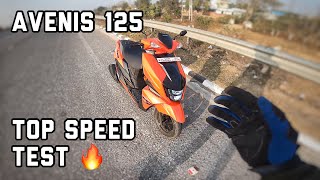 All New Suzuki Avenis 125 Top Speed Test 🔥  Ntorq से ज़्यादा [upl. by Quill]