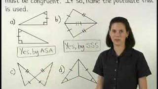 Proving Triangles are Congruent  MathHelpcom  Math Help [upl. by Eliezer888]