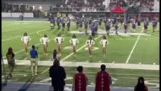 A E Beach HS Band “Friends” Dance Line Feature and “Just A Dog” Dance Block vs H V Jenkins HS [upl. by Chud]