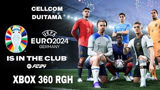 FIFA 24 PARA XBOX 360 CON RGH  UNIFORMES EURO 2024 Y COPA AMÉRICA USA 2024 [upl. by Neelyak]