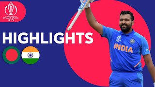 Rohit Hits Ton amp Bumrah Masterclass  Bangladesh vs India  Highlights  ICC Cricket World Cup 2019 [upl. by Desimone]