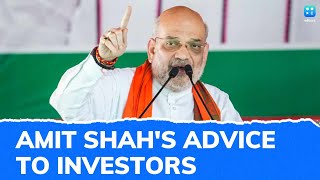 Stock Market Volatile But Fear Not Amit Shah [upl. by Betsey208]