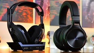 Corsair Virtuoso XT vs Astro A50  Highquality headset stand off [upl. by Ferd]