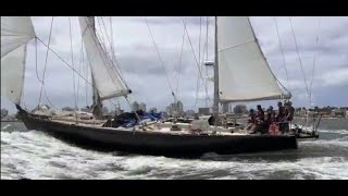 Punta quelle incroyable arrivée de Marie TABARLY et PEN DUICK VI 1ere de lOcean Globe Race ici [upl. by Gnad619]