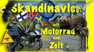 🇫🇮🇳🇴🇸🇪 2022MotorradReise 9’000km durch Skandinavien ans Nordkap🏍 [upl. by Gery]