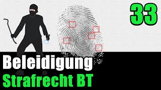 Die Beleidigung § 185 StGB  Strafrecht BT 33 [upl. by Erodasi]