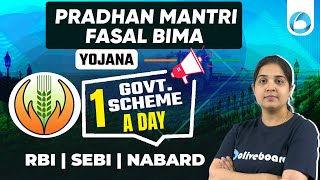 Pradhan Mantri Fasal Bima Yojana   Government Scheme a Day  Schemes Explained By Pooja Maam [upl. by Faustine]