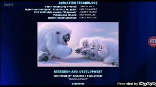 Abominable end credits BBC One [upl. by Htinek]