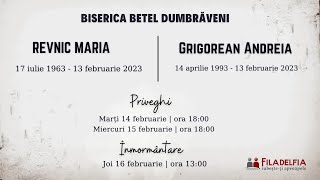 Inmormantare Andreia Grigorean și Revnic Maria  16 Februarie 2023 [upl. by Annaya715]