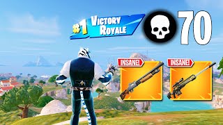 70 Elimination Solo Vs Squads Wins Full Gameplay NEW Fortnite Chapter 5 [upl. by Sabba]