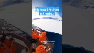 Chegamos na ANTÁRTICA como TRIPULANTE de cruzeiros 🌎 Expedição Antártica por Diogo Kyrillos shorts [upl. by Akcirret]