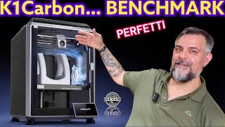 Adesso anche per il carbonioRecensione e prova con benchmark Stampante 3D veloce Creality K1C tpu [upl. by Allebram]