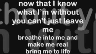 Evanescence Bring Me To Life Lyrics [upl. by Marva773]