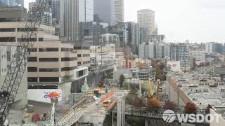 Demolishing Seattle’s Alaskan Way Viaduct Working close to the BNSF railroad tracks [upl. by Winsor304]