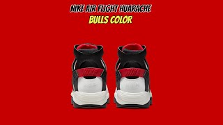 Nike Air Flight Huarache Bulls Color [upl. by Nylteak]