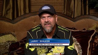 Larry Walker Discusses Being Elected to the Hall of Fame [upl. by Macmahon258]