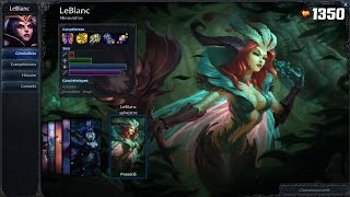 Skin LeBlanc Sylvestre  League of Legends [upl. by Harras961]