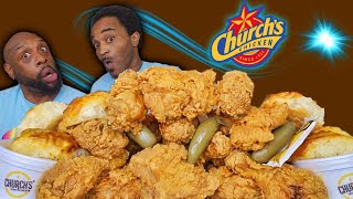 CHURCHS CHICKEN  HUBBY EDITION  MUKBANG  EATING SHOW [upl. by Derick]