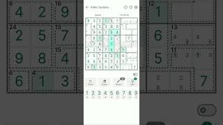 Killer Sudoku  Puzzle Game  Quadruple speed [upl. by Christel846]