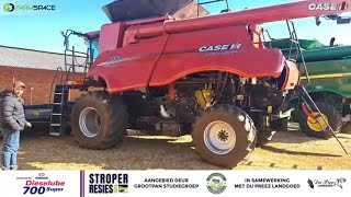 Case IH SA 6150 op Stroper Resies 2024 [upl. by Dera]